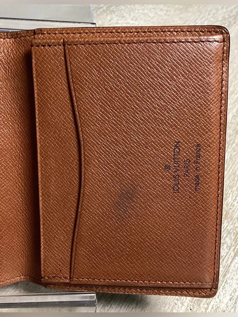 Authentic LOUIS VUITTON Monogram Japon Sangapur Pass Case/ Business Card Case